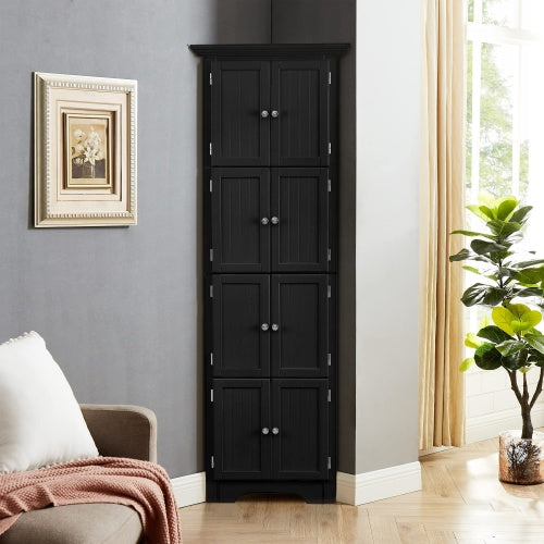 Viva Atelier Summit High Storage Cabinet with Doors and 4 Shelves