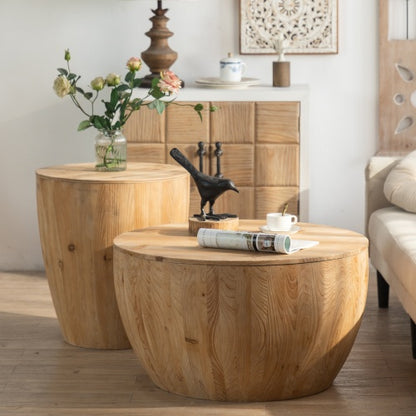 Viva Vanity Bucket-Shaped Coffee Table Set