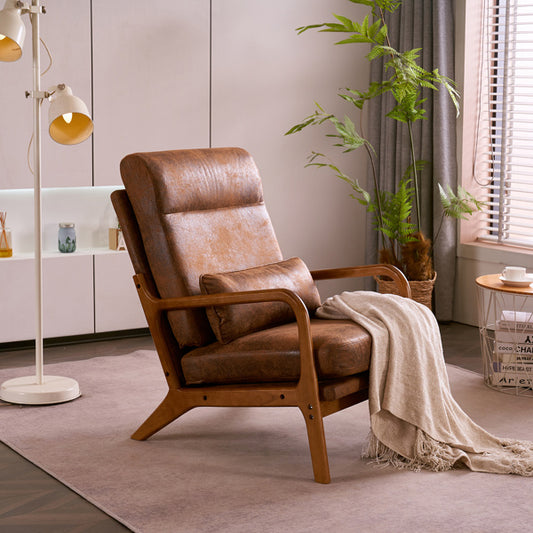Viva Solano Oak-Armrest Lounge Chair