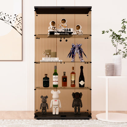 Viva Atelier Collection: Viva Atelier Aurora Tawny Glass Display Cabinet