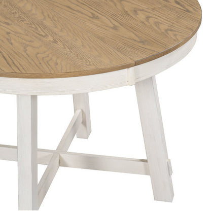 Viva Ellipse Plus Collection: Viva Ellipse Plus Expandable Round Dining Table