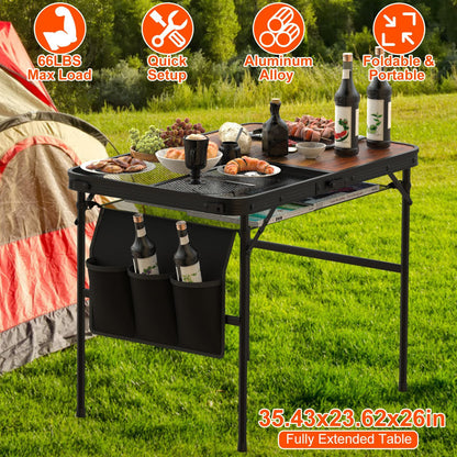 Viva Terrain Folding Table – Smart Function, Outdoor Elegance