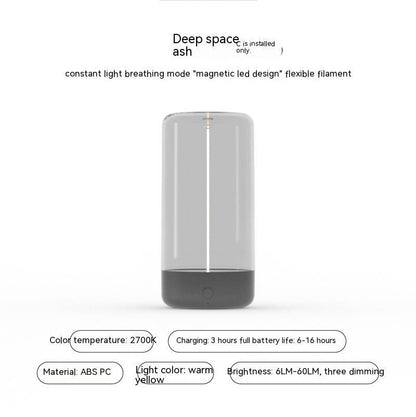 Portable LED Camping Light - The Ultimate Rechargeable Night Light for Outdoor Adventures
