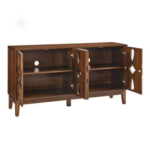 Viva Storage Series: 60.5” Mid-Century Modern Buffet Sideboard