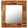 VidaXL Wall Mirror - Solid Reclaimed Wood (60x60 cm)