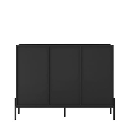 Viva Elite Fluted Sideboard Cabinet – Where Texture Meets Illumination