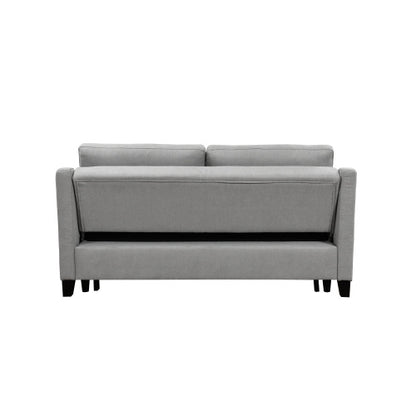 69-in Light Gray 3-in-1 Convertible Queen Sofa Bed | Viva
