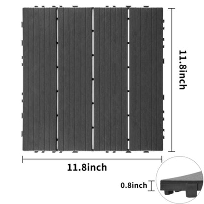 Plastic Interlocking Deck Tiles