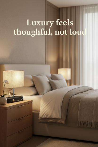 Viva Elite Smart Charging Bedside Lamp with Dual USB Ports