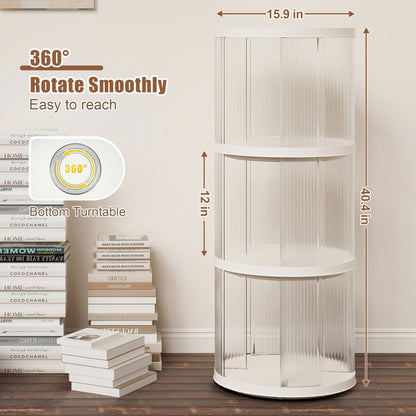 360° Rotating Bookshelf | Modern Space-Saving Book Organizer