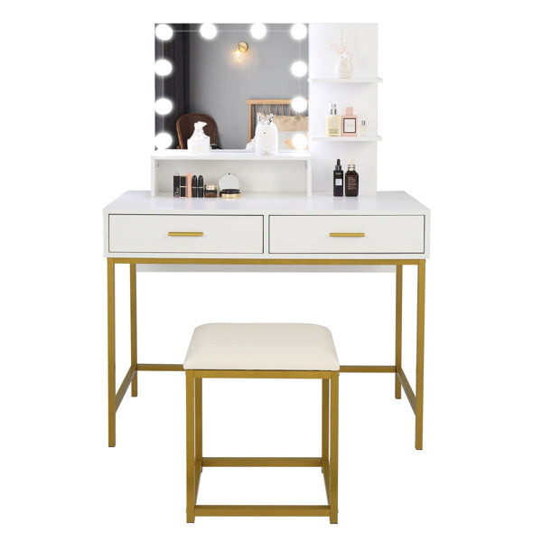 Viva Elite 2-Drawer Dressing Table Set Collection - The Future of Modern Minimalism