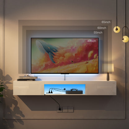 Viva Lumen Collection: The Lumen Halo Floating TV Stand