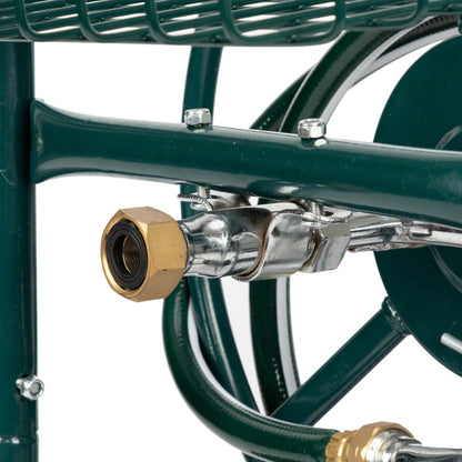 Industrial-Style Green Molten Iron Pipe Cart | Sturdy & Multi-Functional Storage Solution