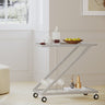Viva Elixir Two-Tier Black Bar Cart