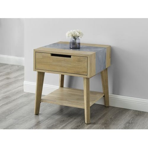 Viva Elite Calgary Sintered Stone Side Table – The Future of Architectural Accent Furniture