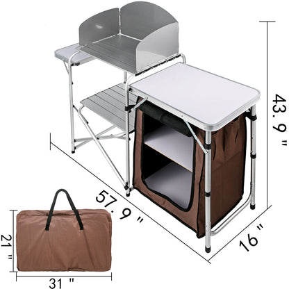 Viva Solene Folding Camping Kitchen Table