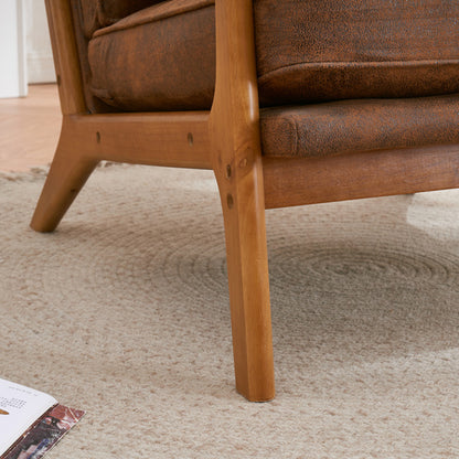 Viva Solène Armrest Orange Lounge Chair