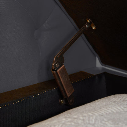 Viva Elite Haven Dark Gray Storage Sofa Stool - The Future of Sophisticated Storage