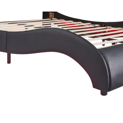 Viva Nocturne Collection: The Nocturne Lumina Full-Size LED Platform Bed