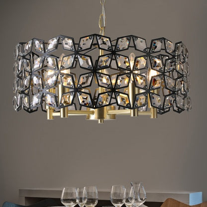 Modern Round Crystal Chandelier – Elevate Your Home with Timeless Luxury