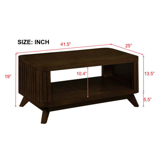 Viva Elite Rectangular Wooden Coffee Table – The Future of Natural Living Elegance