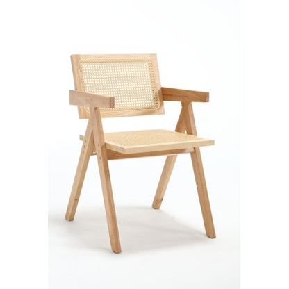 Viva Elite Sevilla Handwoven Cane & Solid Wood Armchair Set