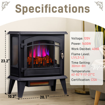 electric fireplace for apartments