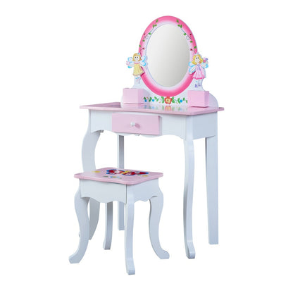 Viva Elite Aurora Kids Mirrored Vanity Collection - The Future of Young Elegance