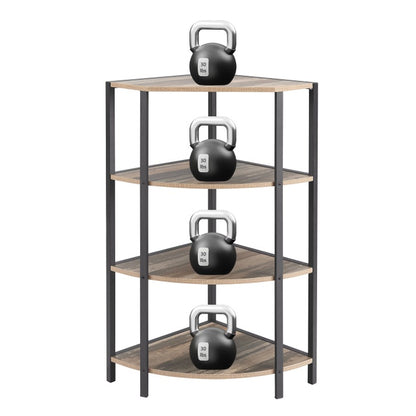 Viva Essentials: 4-Tier Corner Shelf for Smart and Stylish Living