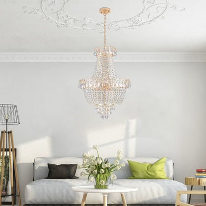 Golden Crystal Chandelier – The Ultimate Statement of Luxury for Your Home