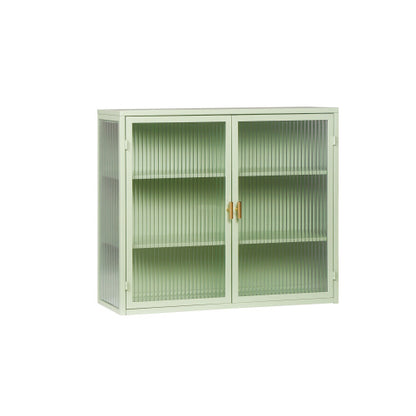 Viva Celestine Mint Green Glass Door Cabinet
