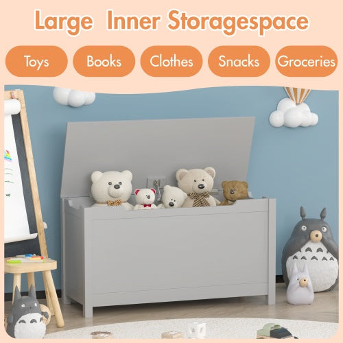 Children's Wooden Toy Box - Premium Storage Solution for Kids' Room