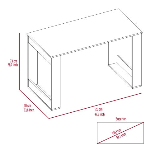 Oviedo 120 Writing Desk – Minimalist Design for Modern Workspaces