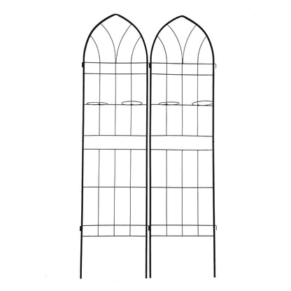 4 Pack Metal Garden Trellis Rustproof Trellis For Climbing Plants Outdoor Flower