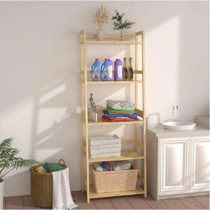 Viva Arbor 5-Tier Bamboo Bookcase