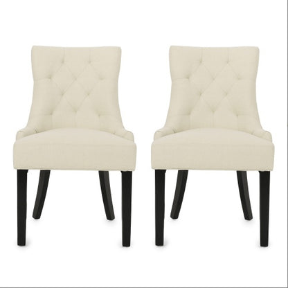 Viva Aria Buttonless Tufted Contemporary Dining Chairs