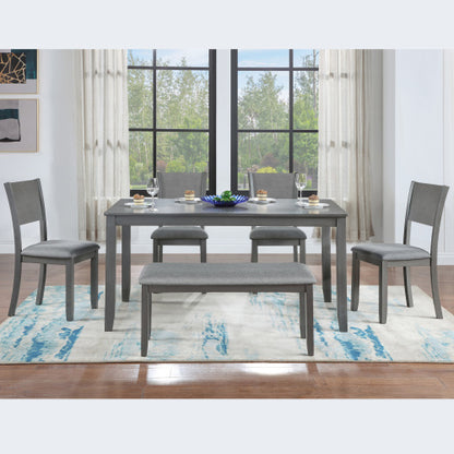Gray 6-Piece Dining Set | Viva