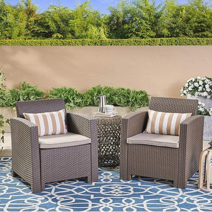 Brown-Beige Outdoor Club Chair | Viva Solara