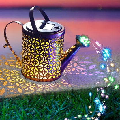 Copper Solar Watering Can Lights - Garden Decor (1-2 Pack)