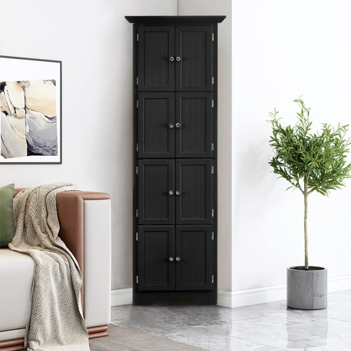 Viva Atelier Summit High Storage Cabinet with Doors and 4 Shelves
