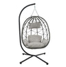 Luxury Hanging Basket Chair for Indoor & Outdoor | Stylish Swing Chair with Stand