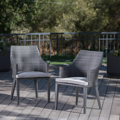 Viva Veranda Collection: The Hillhurst Grey Outdoor Club Chair Duo