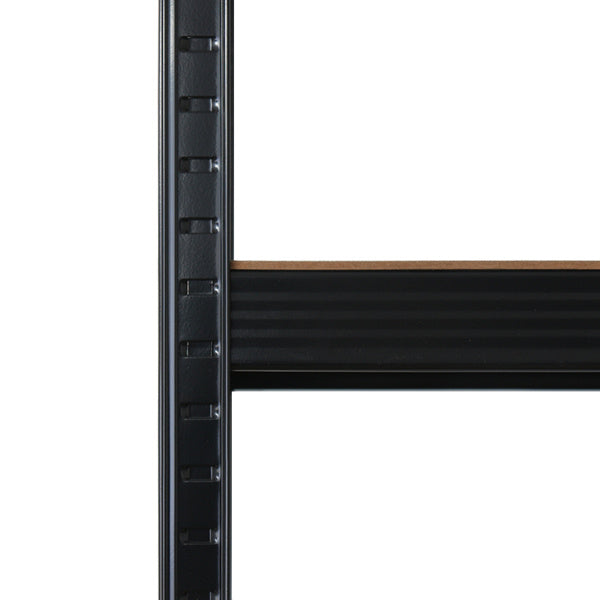 Viva Obsidian Collection: Viva Obsidian Five-Layer Spray-Painted Shelving Unit