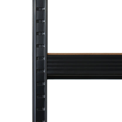 Viva Obsidian Collection: Viva Obsidian Five-Layer Spray-Painted Shelving Unit