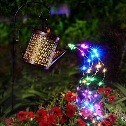 Copper Solar Watering Can Lights - Garden Decor (1-2 Pack)