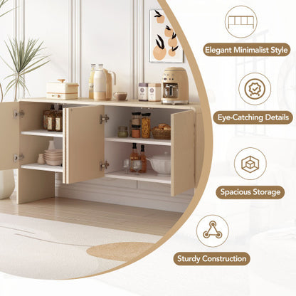 Viva Atelier Horizon 60" Minimalist Large Storage Sideboard