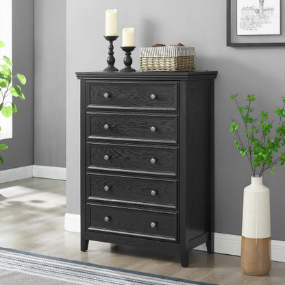 Viva Elite Elegant Fiberboard 5-Drawer Vanity Collection - The Future of Stylish Functionality