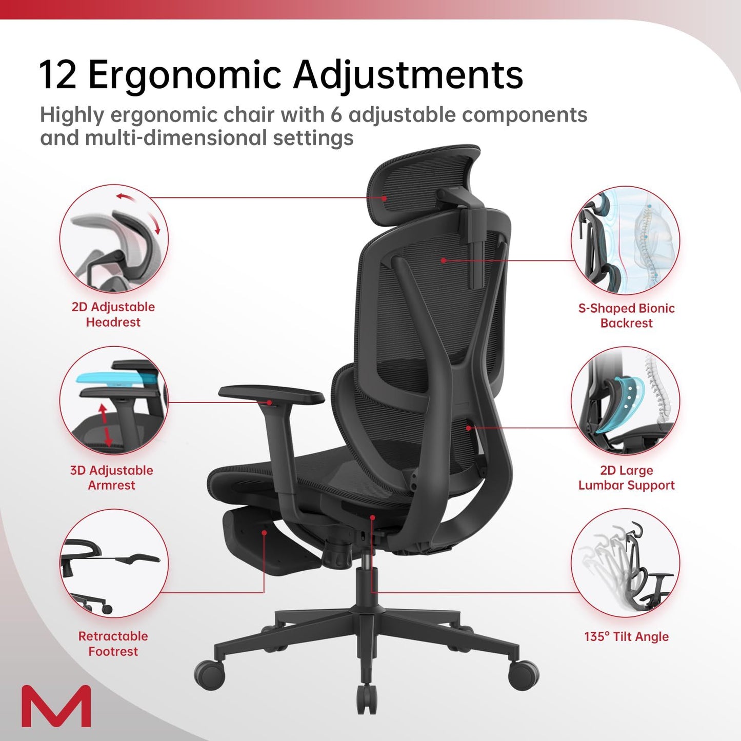 Viva Altura High-Back Ergonomic Office Chair