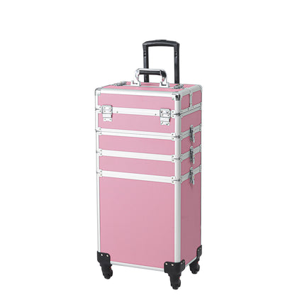 rolling vanity case for travel routines