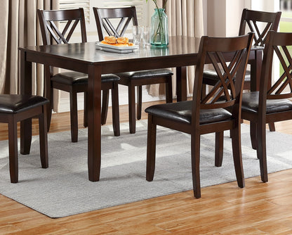 Viva Smart Living Collection: 7‑Piece Espresso Dining Set